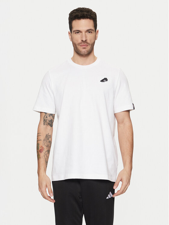 adidas Funkčné tričko Copa Signature Graphic JJ1420 Biela Regular Fit