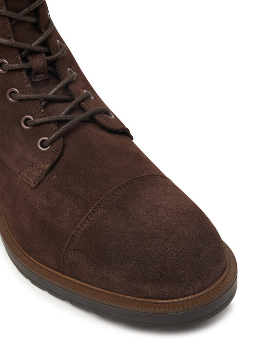 Tommy Hilfiger Tommy Hilfiger Gležnjarji Cleated Hilfiger Sde Moc Boot FM0FM05964 Rjava