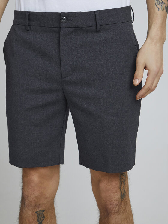 Casual Friday Casual Friday Auduma šorti 20504285 Pelēks Slim Fit