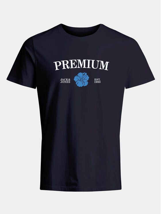 Jack & Jones Jack & Jones Tricou Jprblaalfie 12259673 Bleumarin Regular Fit