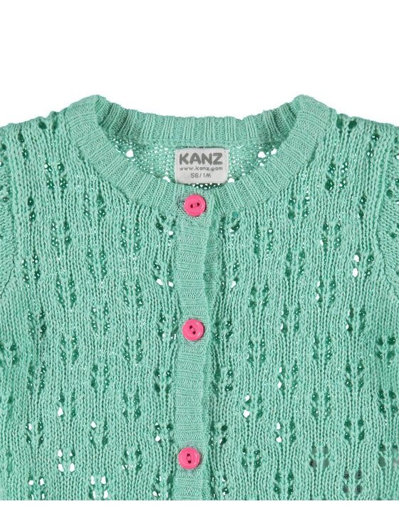 Kanz Kanz Sweter 1712157-5242 Zielony Basic Fit