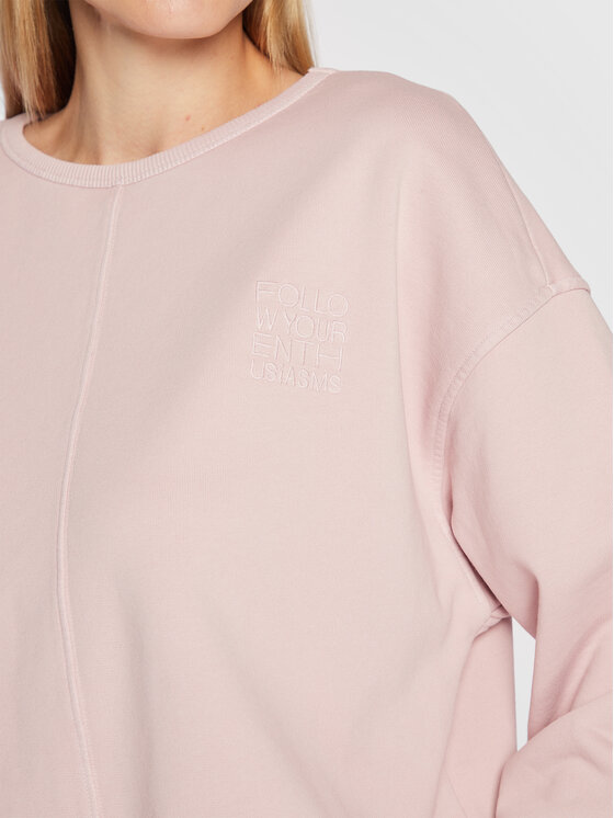 Comma Comma Суитшърт 2121347 Розов Regular Fit