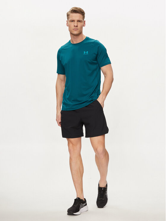 Under Armour Under Armour Funkční tričko Ua Hg Armour Ftd Graphic Ss 1383320-449 Zelená Fitted Fit