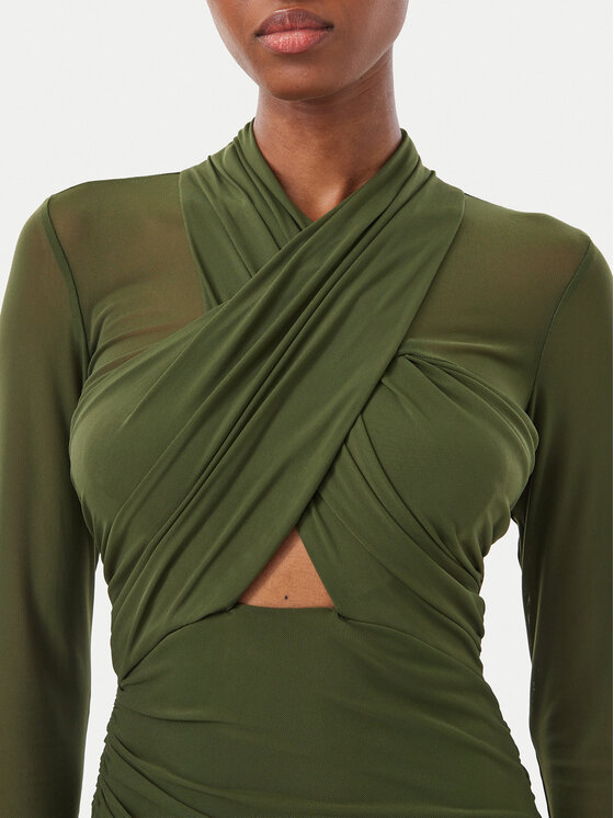 Bardot Bardot Vakarinė suknelė Veria 59987DB Chaki Regular Fit