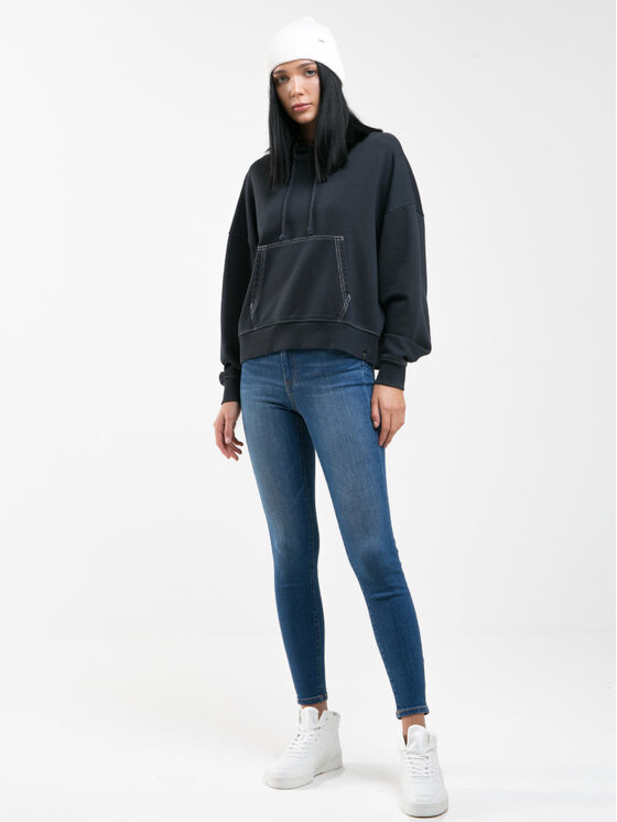 BIG STAR BIG STAR Jeansy mariella_high_waist_458 Niebieski Curvy Fit