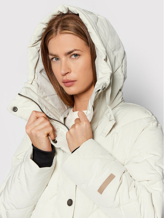 Didriksons Didriksons Zimní bunda Torun 503868 Écru Relaxed Fit