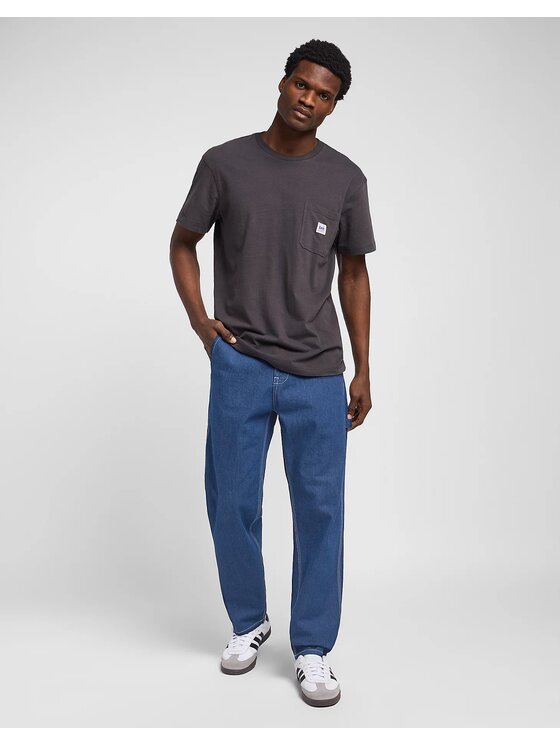Lee Lee Jeansy CARPENTER Niebieski Loose Fit