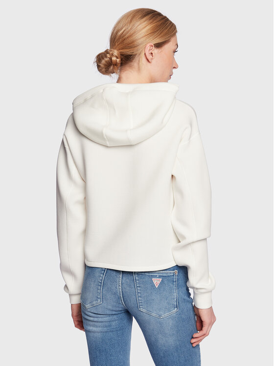 Guess Guess Μπλούζα New Alisa V2YQ08 K7UW2 Λευκό Relaxed Fit