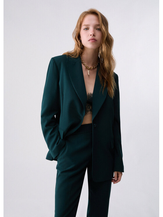Liu Jo Liu Jo Giacca da abito WF6256T743AX0797 Verde Regular Fit