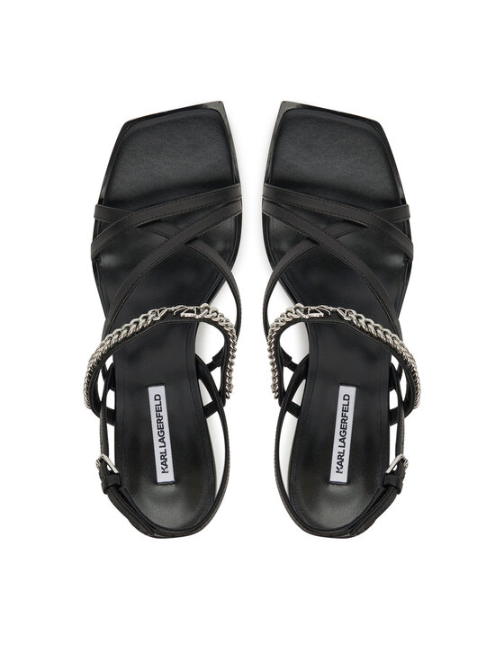 KARL LAGERFELD KARL LAGERFELD Sandaalid Karmel KL33625 Must