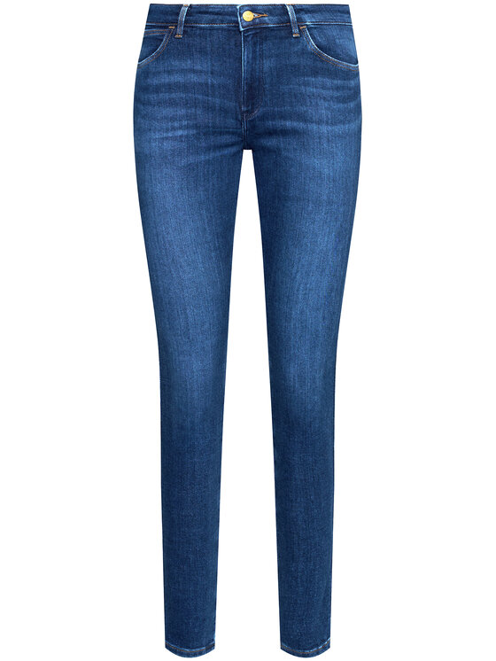Wrangler Wrangler Jeansy W28KZM23Z 112141291 Granatowy Skinny Fit