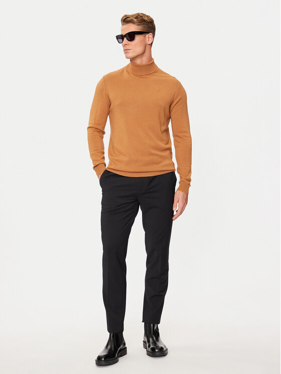 KARL LAGERFELD KARL LAGERFELD Dolčevita 655058 544399 Smeđa Regular Fit