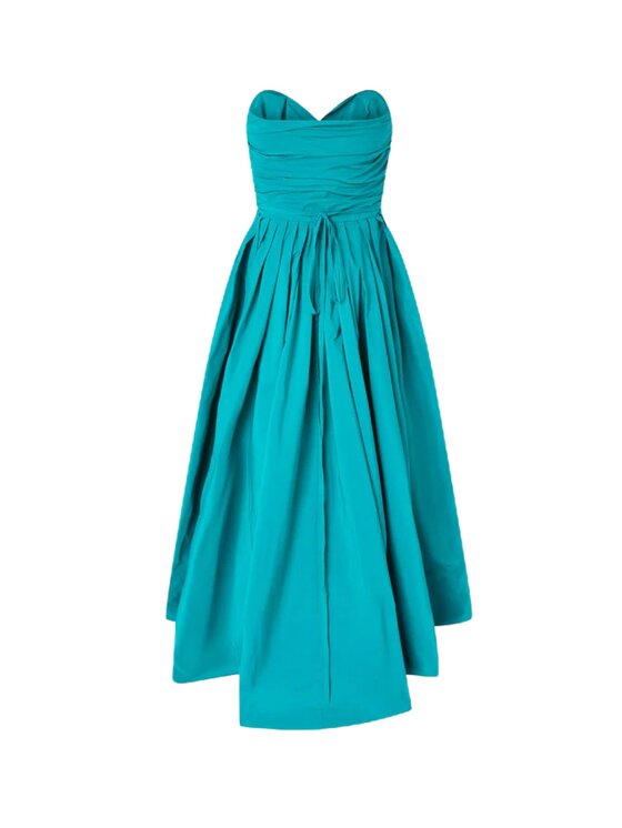 PINKO PINKO Φόρεμα βραδινό DATTERO ABITO TAFFETA Πράσινο Regular Fit