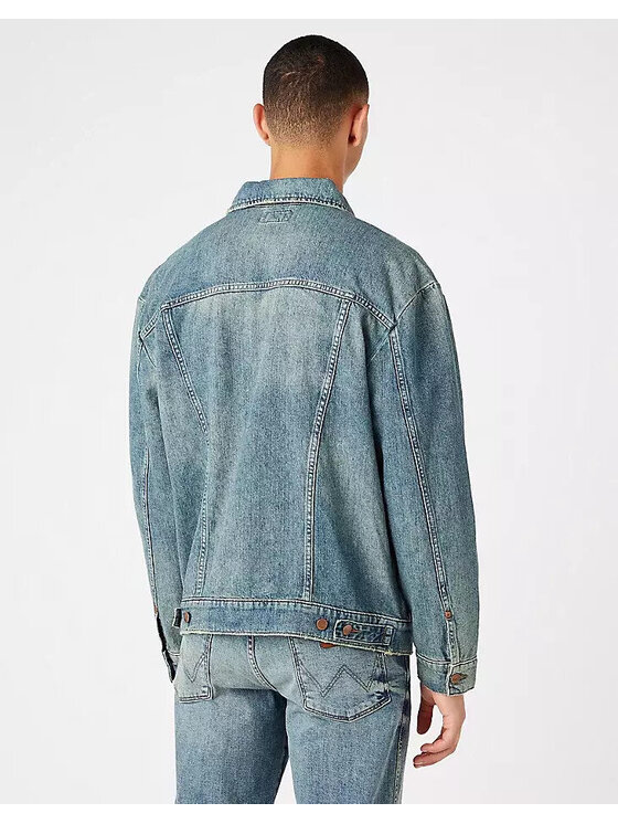 Wrangler Wrangler Giacca di jeans Anti Fit Jacket 112146060 Blu Oversize