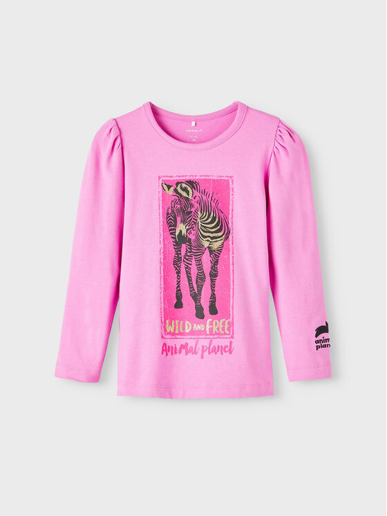 NAME IT NAME IT Μπλουζάκι 13212431 Ροζ Regular Fit