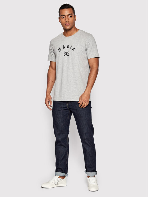 T-shirt Brand M21200 Grigio Regular Fit