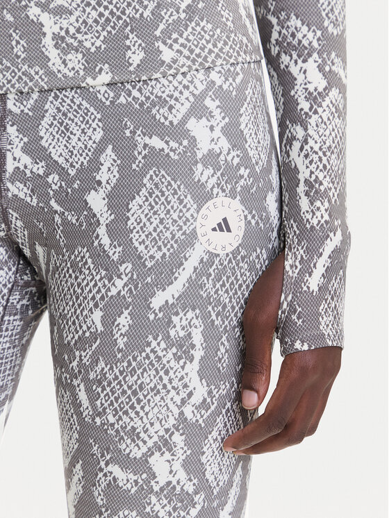 adidas by Stella McCartney adidas by Stella McCartney Koszulka techniczna Training JM8478 Beżowy Slim Fit