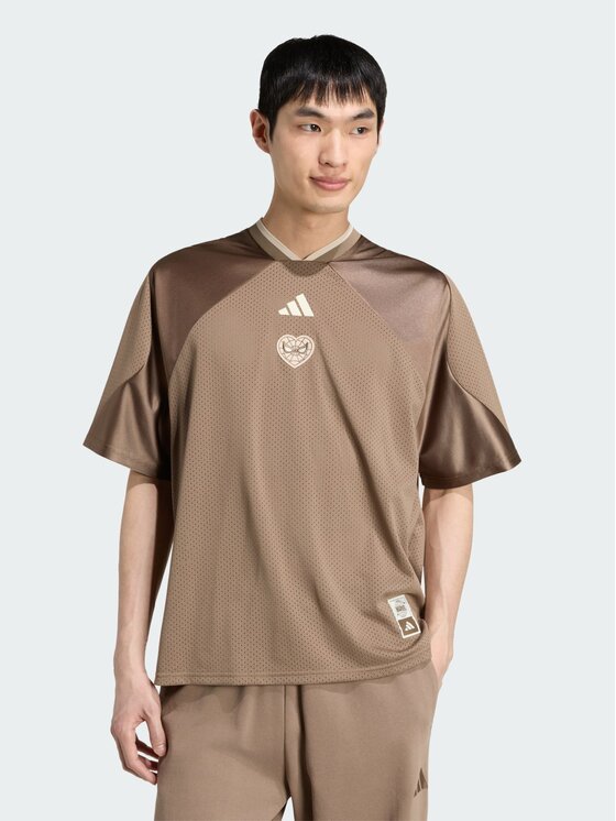 adidas adidas T-Shirt 168394 Beżowy Loose Fit