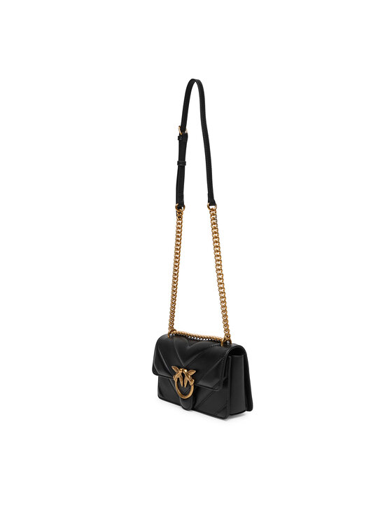 PINKO PINKO Τσάντα Love One Mini Light Dc. Al 25-26 PLTT 104550 A2OS Μαύρο