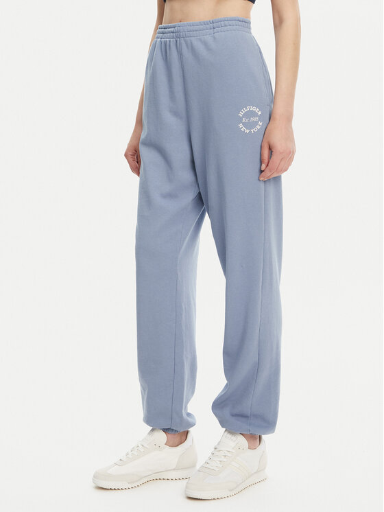 Tommy Hilfiger Pantaloni da tuta UW0UW05793 Blu Regular Fit, taglia : XS