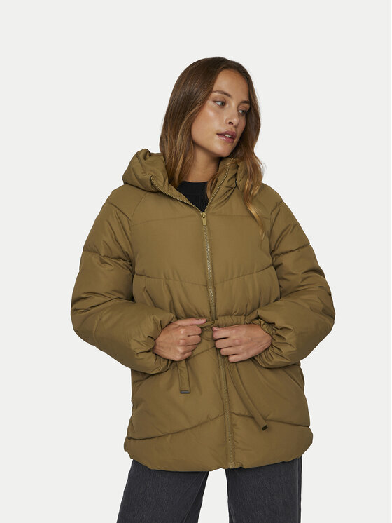Vila Vila Télikabát Bumble 14098374 Barna Loose Fit