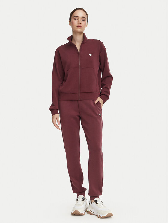 Guess Guess Hanorac V6YQ17 K4313 Vișiniu Regular Fit