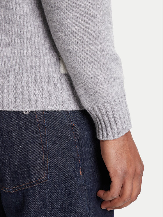 United Colors Of Benetton United Colors Of Benetton Пуловер 1244K108R Сив Regular Fit