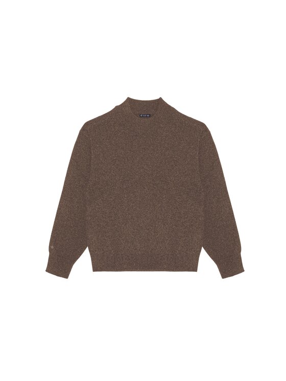 B SIDES B SIDES Sweter MERINO Beżowy Regular Fit