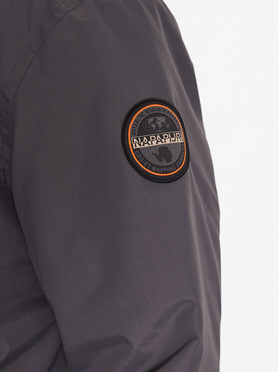 Napapijri Napapijri Übergangsjacke Rainforest NP0A4HES Grau Regular Fit
