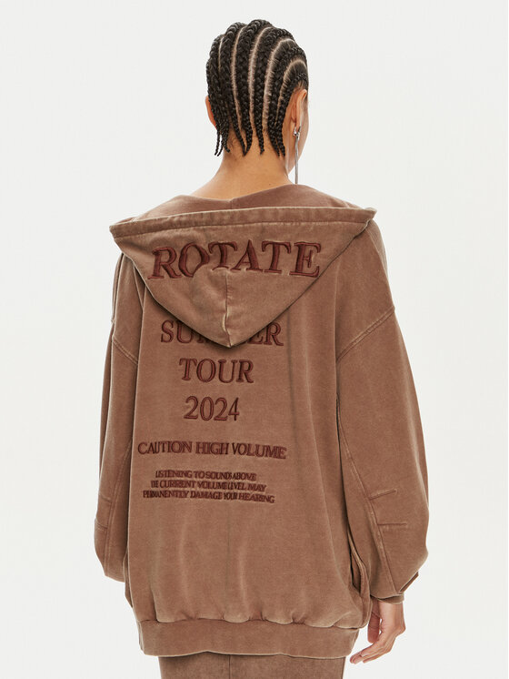 ROTATE ROTATE Bluza 1124721705 Brązowy Boxy Fit