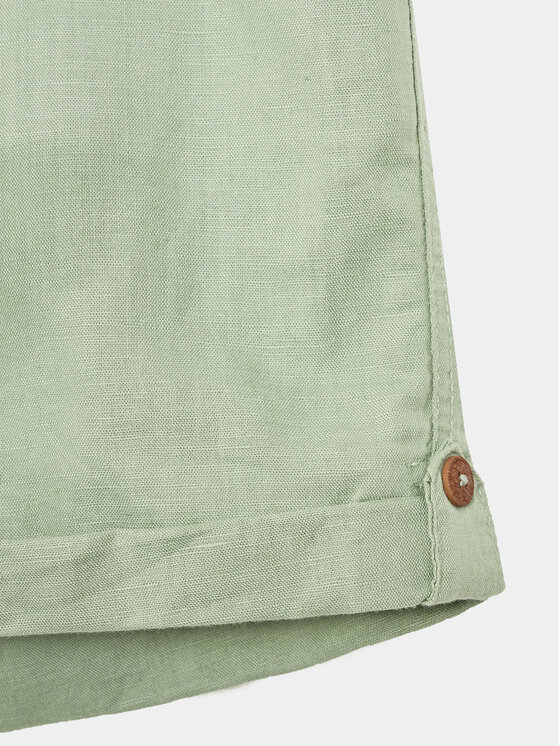 United Colors Of Benetton United Colors Of Benetton Szorty materiałowe 4BE7G9012 Zielony Regular Fit