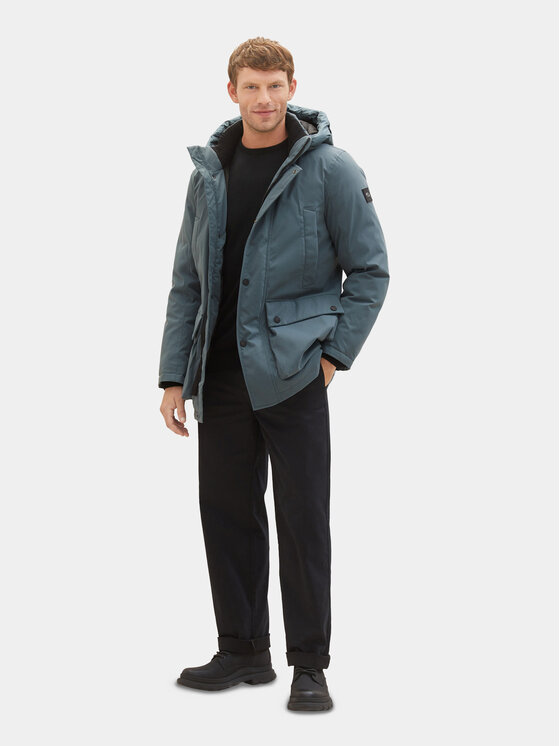 Tom Tailor Tom Tailor Kurtka przejściowa 1037347 Niebieski Regular Fit