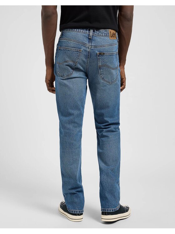 Lee Lee Jeansy BROOKLYN Niebieski Straight Fit