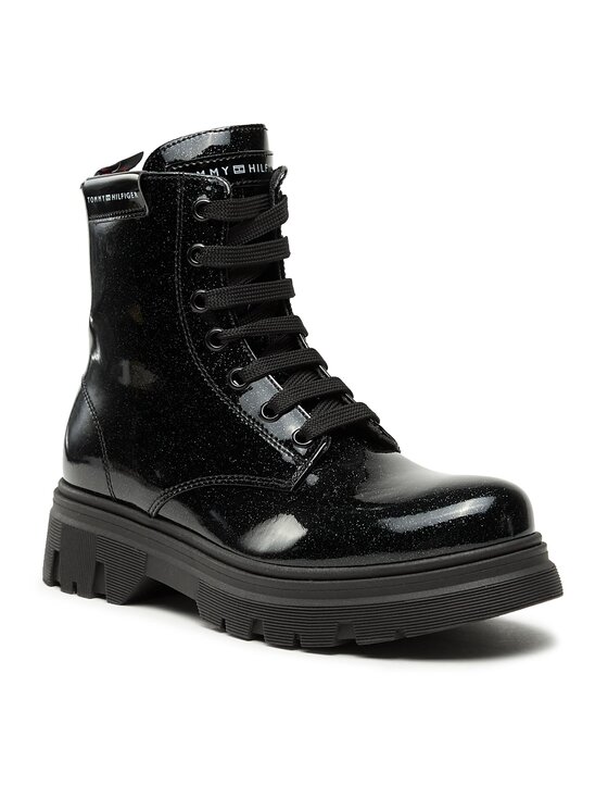 Tommy Hilfiger Tommy Hilfiger Μπότες T4A5-33041-1237999 S Μαύρο