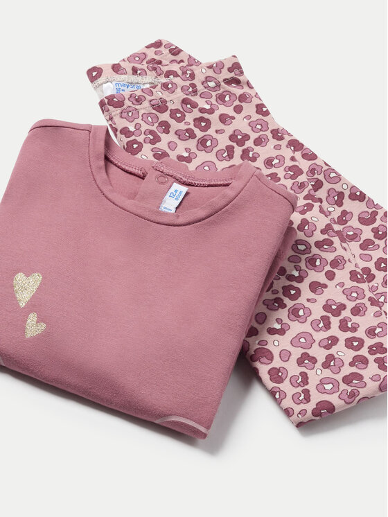 Mayoral Mayoral Set Bluse und Leggings 2714 Rosa Regular Fit
