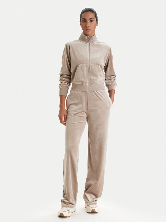 Guess Guess Pantaloni trening V3BB26 K0232 Bej Regular Fit