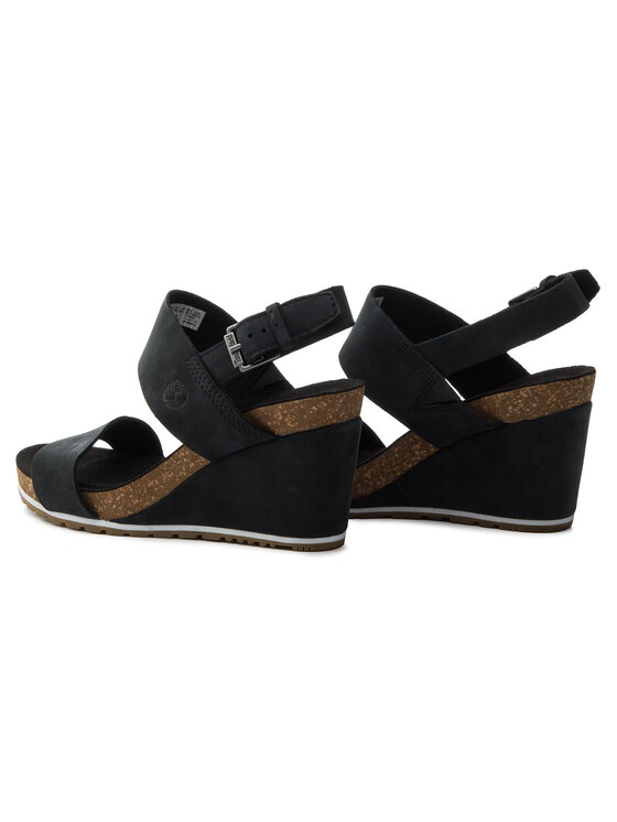 Timberland Timberland Sandały Capri Sunset Wedge TB0A1MSY0151 Czarny