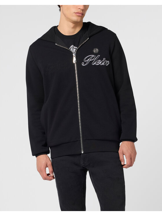 PHILIPP PLEIN PHILIPP PLEIN Felpa 29889 Nero Athletic Fit