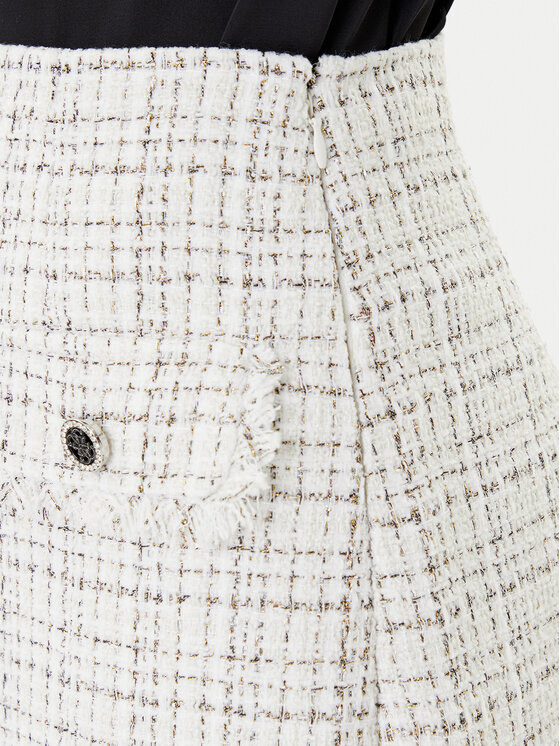Guess Guess Φούστα mini W5YD15 WHDB2 Λευκό Regular Fit