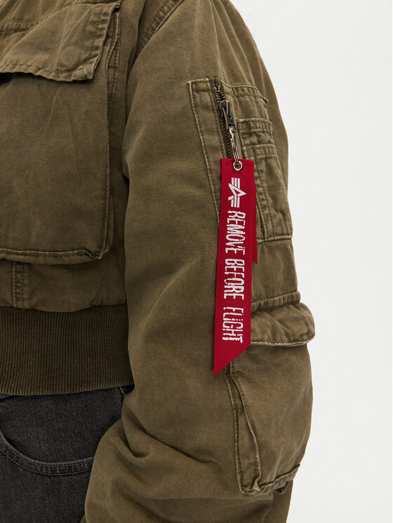 Alpha Industries Alpha Industries Яке бомбър 148008 Каки Regular Fit
