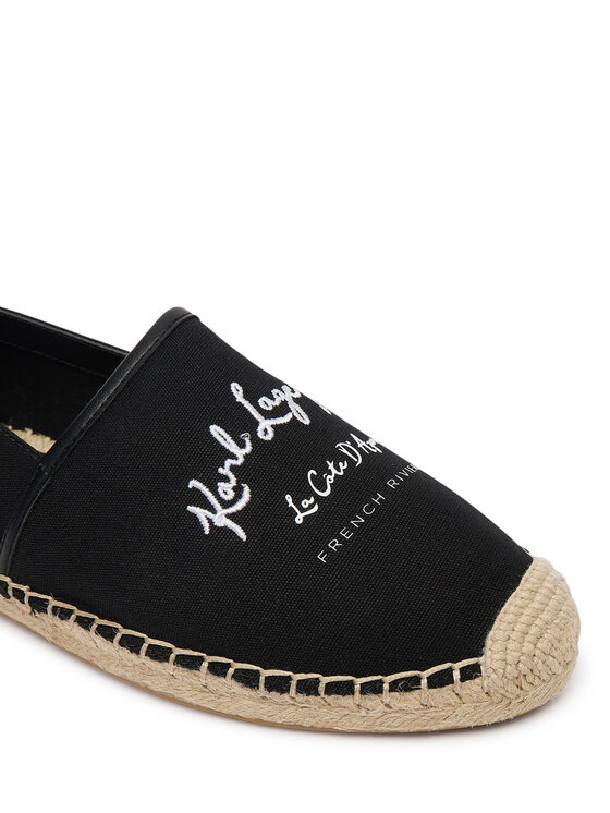 KARL LAGERFELD KARL LAGERFELD Espadrillas Kamini KL80110A Nero