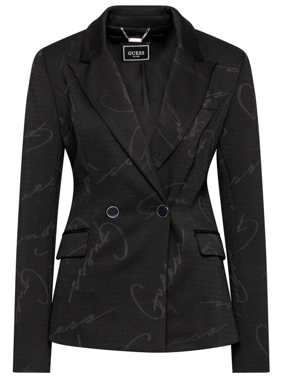 Guess Guess Švarkas Micela W1RN09 KAFA2 Juoda Slim Fit