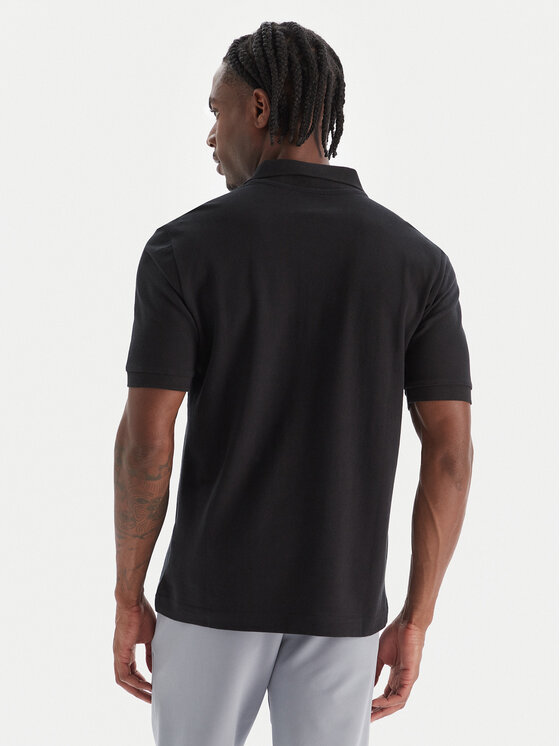 Kappa Kappa Polokošeľa Logo Sharas Mss 302B3D0 Čierna Regular Fit