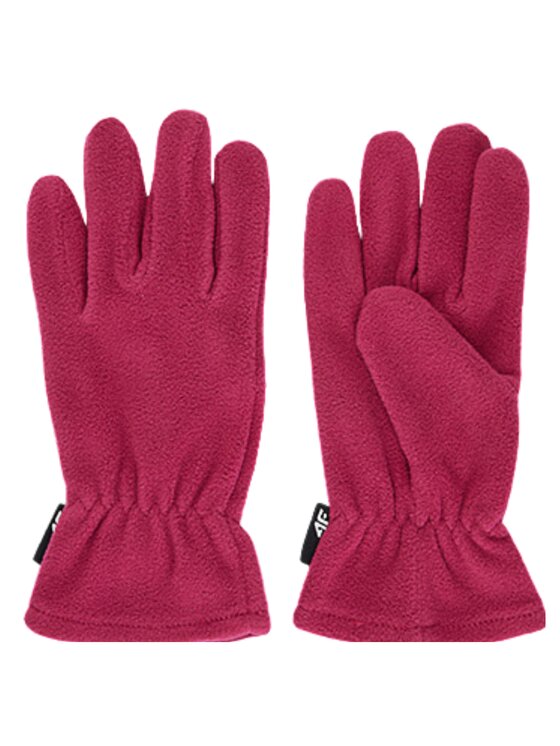 4F 4F Rękawiczki dziecięce 4FJWAW25AGLOU156-54S Różowy