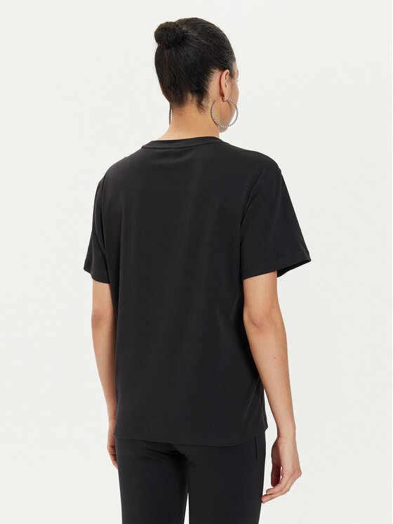 adidas adidas Marškinėliai Trefoil IR9533 Juoda Regular Fit