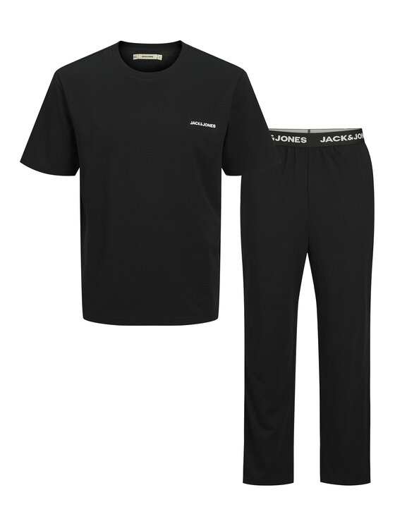 Jack&Jones Jack&Jones Pidžama Everest 12273633 Crna Standard Fit