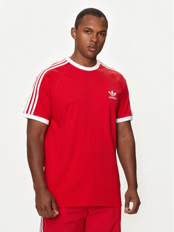 adidas adidas Tricou Adicolor Classics 3-Stripes T-Shirt IA4852 Roșu Regular Fit