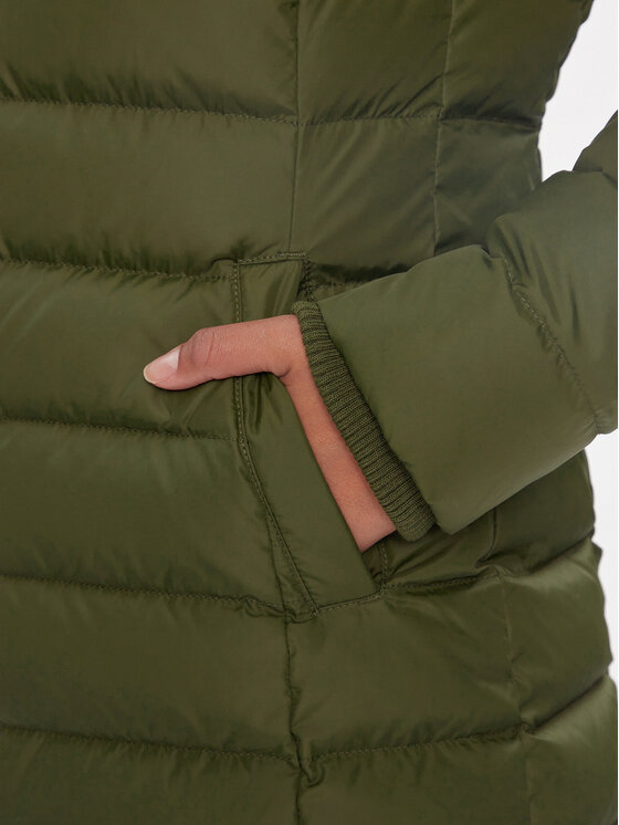 Tommy Jeans Tommy Jeans Pūkinė striukė Essential DW0DW09060 Chaki Slim Fit