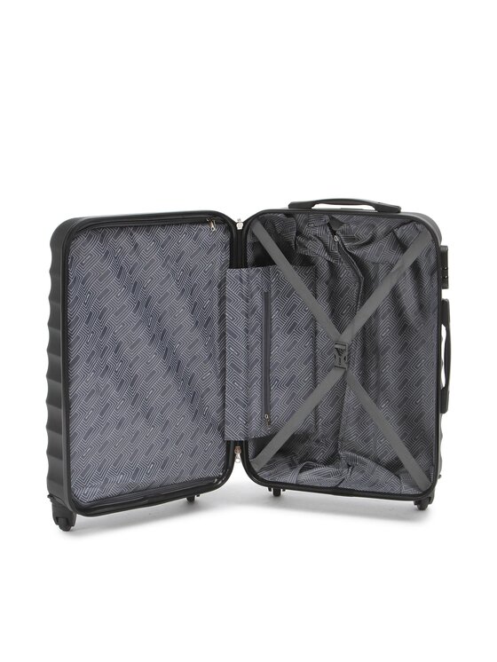 Semi Line Semi Line Μεσαία Βαλίτσα T5576-3 Μαύρο