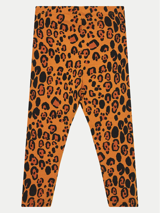 MINI RODINI Mini Rodini Pajkice Basic Leopard 1000001013 Rjava Slim Fit
